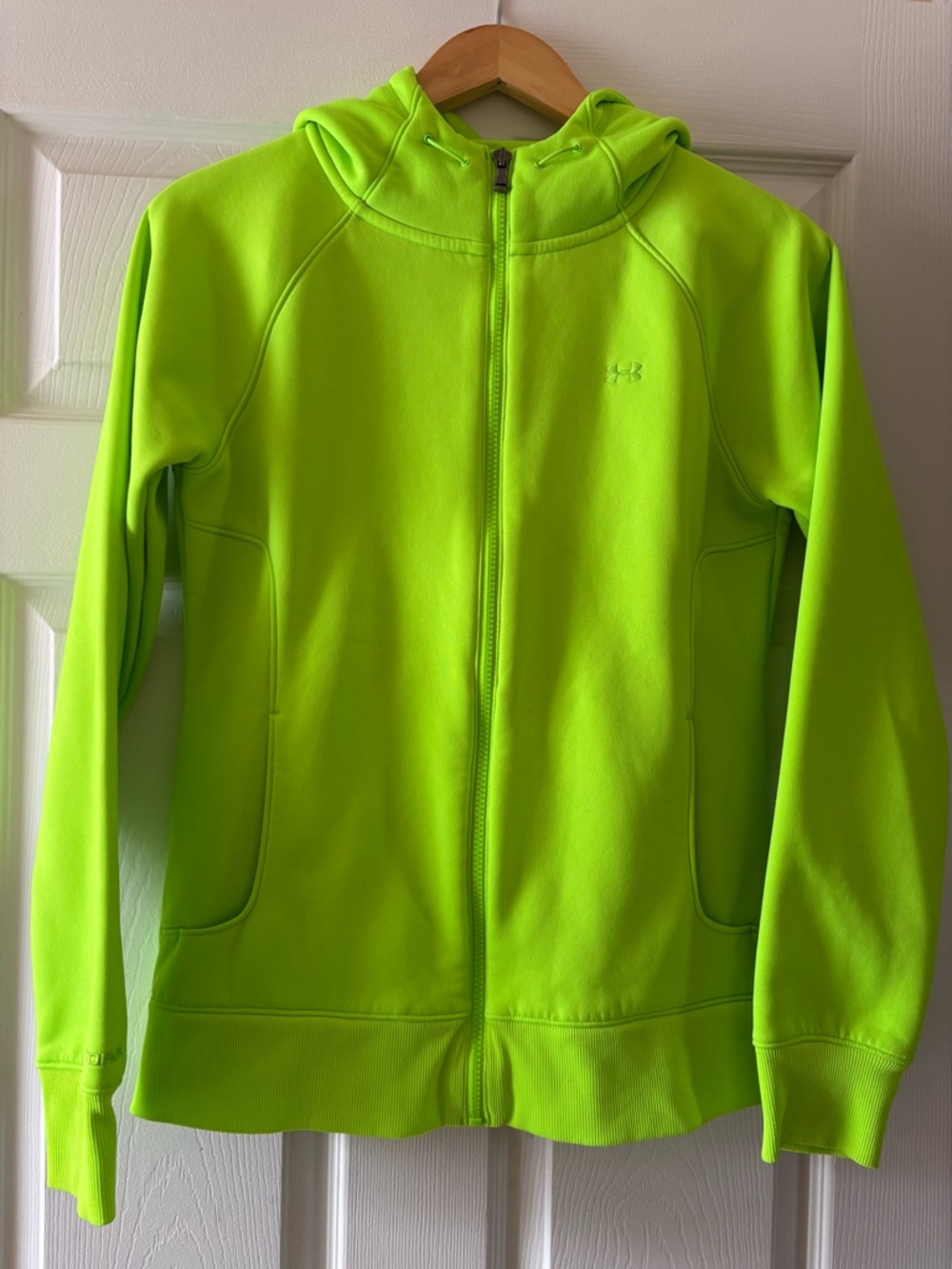 Under Armour Neon Lime Full-Zip Hoodie